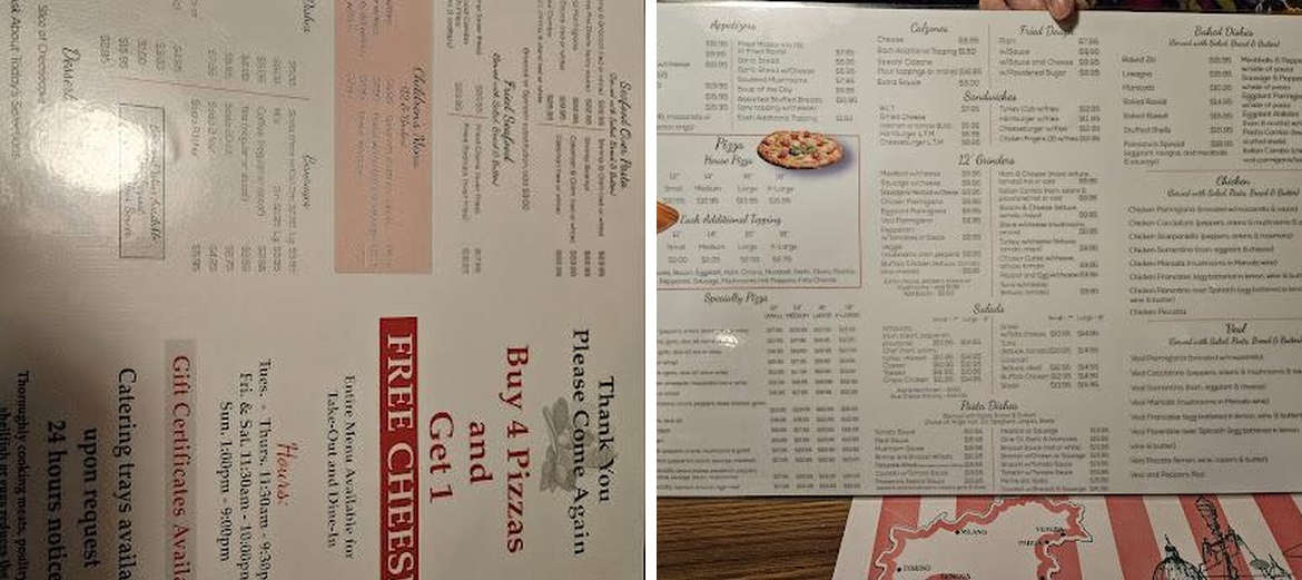 Paesano's Pasta House Restaurant